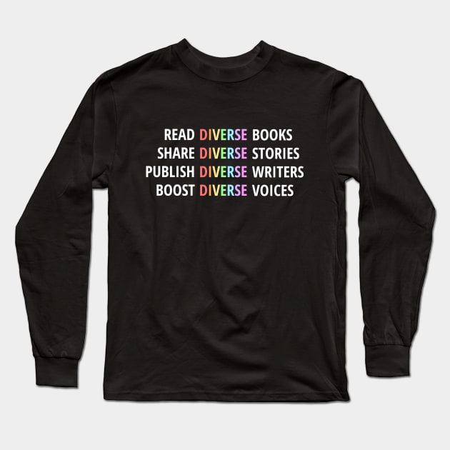 Read Diverse Books Long Sleeve T-Shirt by CS Designs